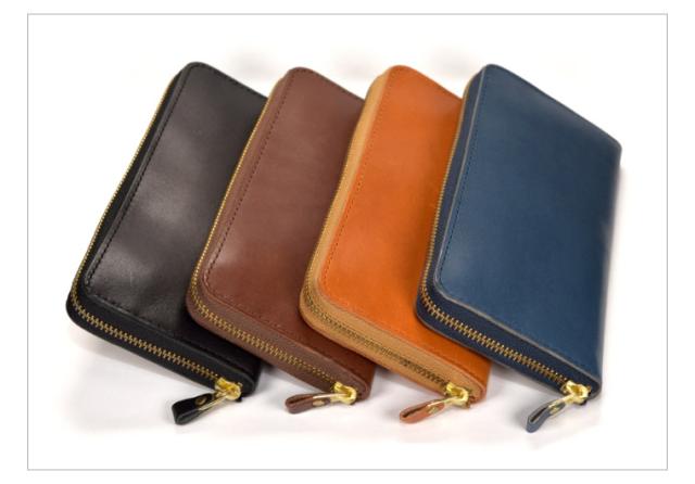 栃木レザー ラウンドジップロングウォレット 長財布 革 本革