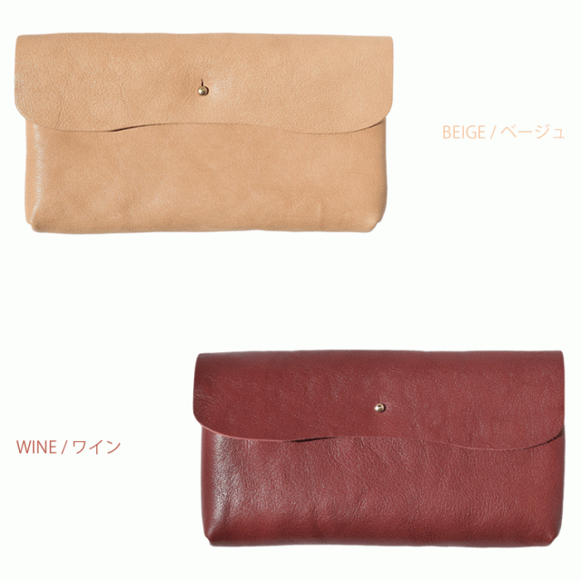 栃木レザー フラップウォレット (L) Wコガシ 革 本革 レディース