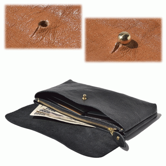 栃木レザー フラップウォレット (L) Wコガシ 革 本革  レディース メンズ 男女兼用 レザー 牛革 cow 小銭入れ ユニセックス 財布 ウォレット wallet ロングウォレット 栃木レザー Wコガシ 長財布 栃木レザー フラップウォレット (L) Wコガシ 革 本革 レディース