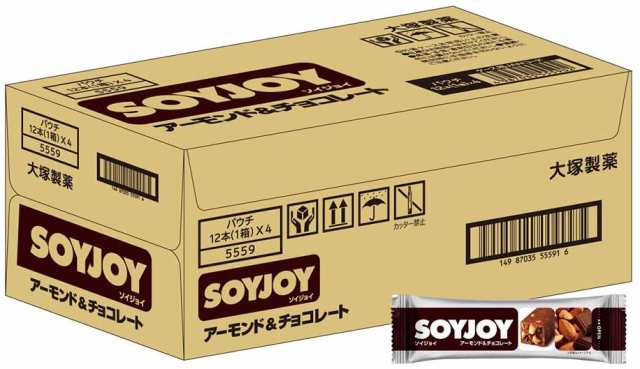 大塚製薬 ソイジョイ アーモンド&チョコレート 30g×48本栄養調整食品