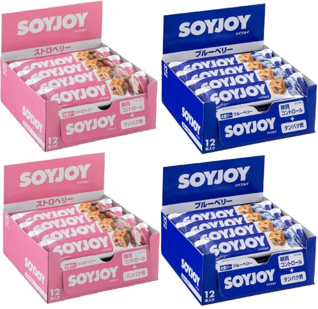 大塚製薬 ソイジョイ ダブルベリーセット (ブルーベリー/ストロベリー) 30g ×48個 5,023円