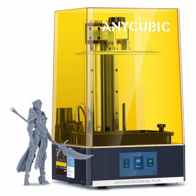 3Dプリンター 光造形 Photon M3 Plus 高精度 光硬化樹脂3Dプリンタ ANYCUBIC社 正規品 造形245×197×122mm UVレジン光造形式プリンター