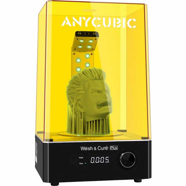 ANYCUBIC Cure&Wash Plus 洗浄硬化機 3dプリンター 正規品 大サイズ 洗浄硬化 SLA/DLP/LCD 3Dプリント用 強力洗浄 操作便利