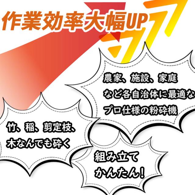 7馬力 ガソリンエンジン式 粉砕機 LS-7HP 家庭用 業務用兼用 竹 枝 草 葉 小型 ウッドチッパー 最大処理径76mm ガーデンチッパー_2