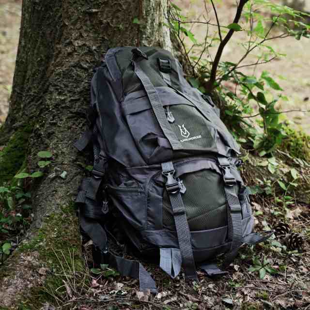 バックパック 登山 リュック 大容量 グレー 50L メンズ レディース