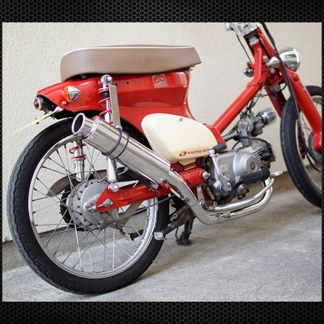 カブ 50 70 90 マフラー カスタムパーツ 交換 社外品 スーパーカブ