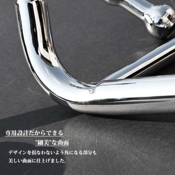 三菱ふそう ジェネレーションキャンター キャンター メッキ ミラー ステー 運転席 助手席 手動 ブラケット 標準 ワイド 外装 トラック パーツ デコトラ カスタム 改造 トラック野郎 トラック用品 いかつい の通販は