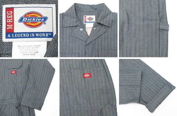 ディッキーズ つなぎ 長袖 4897 48977 フィッシャーストライプ Dickies 作業服 送料無料の通販はau PAY マーケット -  ベースオンラインストア | au PAY マーケット－通販サイト