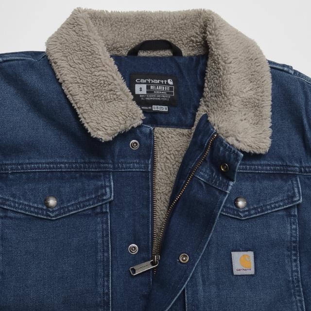 Carhartt カーハート デニム ジャケット シェルパ メンズ アウター G 