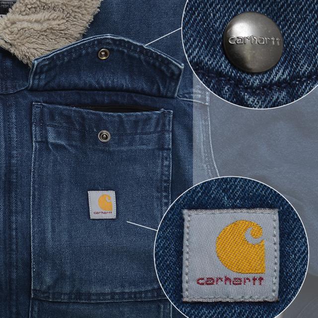 Carhartt カーハート デニム ジャケット シェルパ メンズ アウター G