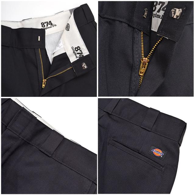 Dickies 874チノパン Ｗ34Ｌ30  2色セット (黒・茶色) Dickies ディッキーズ Original 874 オリジナル チノパン メンズ