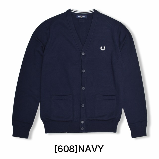 FRED PERRY フレッドペリー カーディガン メンズ レディース K9551 ツインチップ 長袖 CLASSIC CARDIGAN クラッシックカーディガン 送料