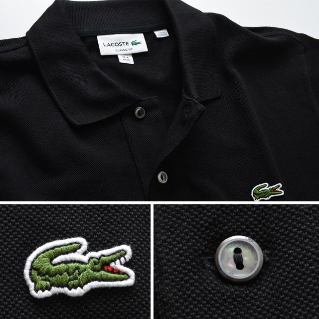 LACOSTE ラコステ メンズ ポロシャツ 半袖 鹿の子 ワンポイント ロゴ 定番 春夏 L1212 CLASSIC FIT クラシックフィット 送料無料_6