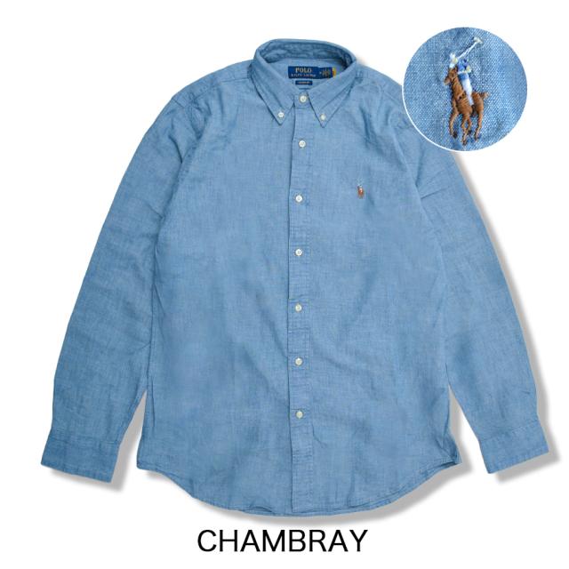 ポロラルフローレン デニムシャツ メンズ シャンブレーシャツ