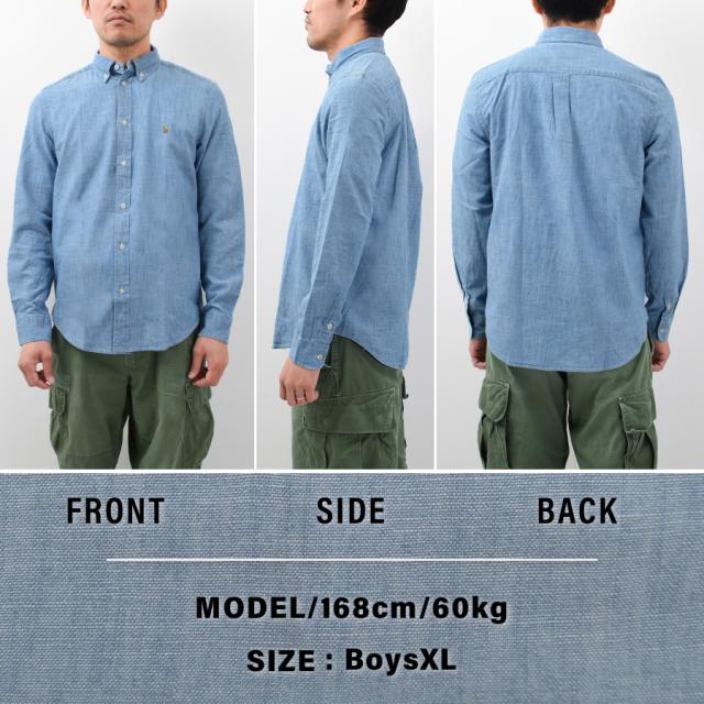 メンズ】ポロ・ラルフローレン POLO RALPH LAUREN シャツ デニムシャツ 