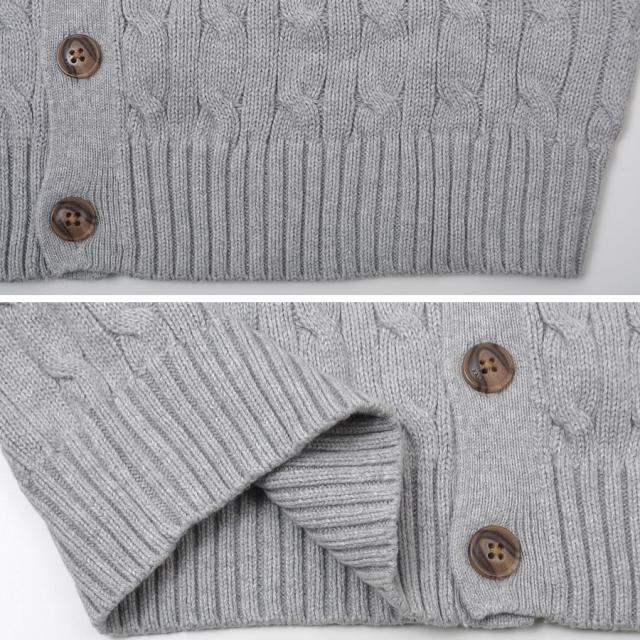 ラルフローレン カーディガン ボーイズ メンズ レディース セーター POLO RALPH LAUREN ケーブルニット コットン Vネック 925717