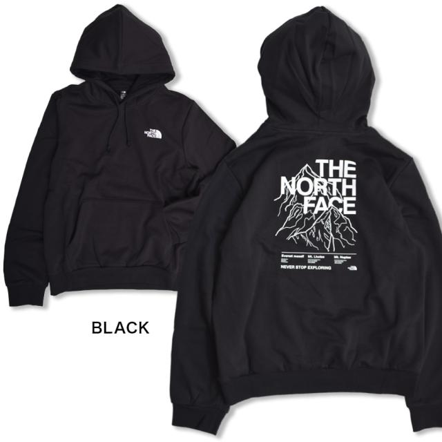 ノースフェイス パーカー メンズ プルオーバー 裏起毛 ロゴ バックプリント THE NORTH FACE フーディー スウェット レディース NF0A8FNF_10