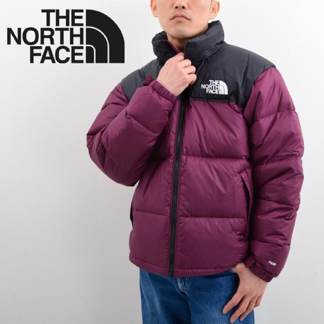 ☆ノースフェイス ダウンジャケット レッド/ブラック メンズM 700