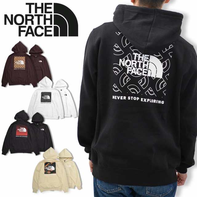 ノースフェイス THE NORTH FACE パーカー 裏起毛 メンズ レディース バックプリント フーディー NF0A7UNS ボックスロゴ NSE 大きいサイズ