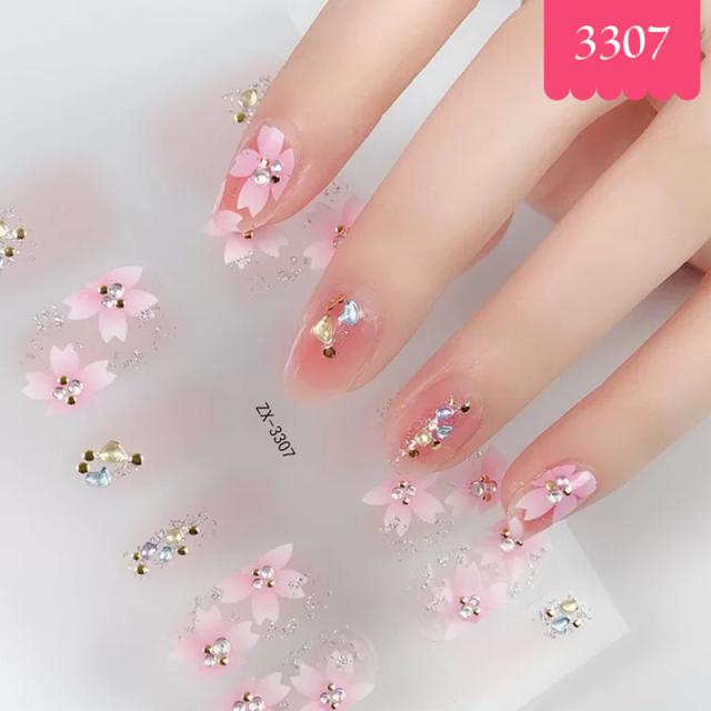 ネイルシール 貼るだけ 簡単 全20種 1セット14枚 指先 手 爪 ラメ 上品