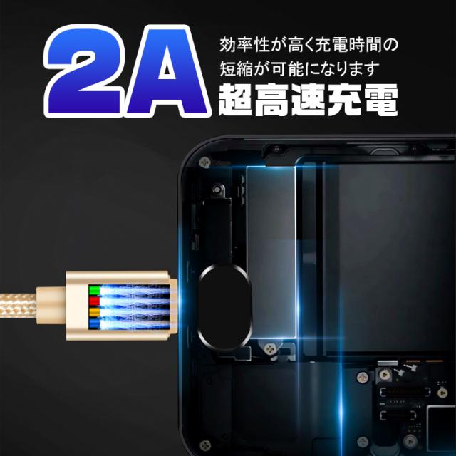 2本セット】充電器iphoneケーブル lightningケーブル