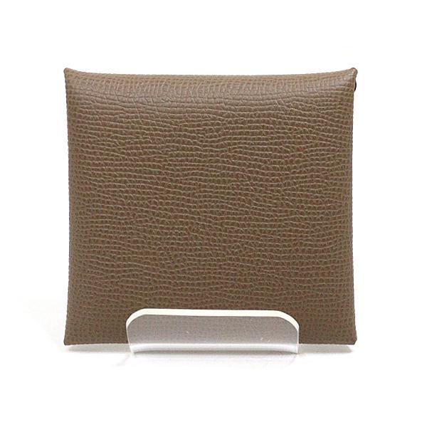 エルメス HERMES コインケース バスティア エプソン エトゥープ W刻印