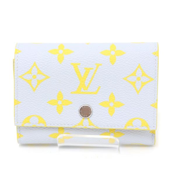 ルイヴィトン ヴィクター･ウォレット モノグラム・グロウ キャンバス グレー/イエロー M14764 コンパクト財布 未使用品
