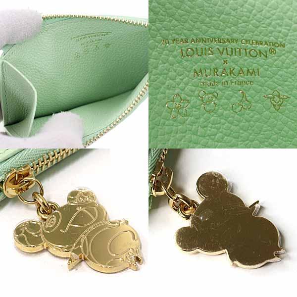 ルイ ヴィトン 村上隆 LV × TM ポルト カルト･ロミー ケース カードケース フラグメントケース M13800 グリーンティー 【中古】S ルイ ヴィトン 村上隆 LV × TM ポルト カルト・ロミー コインケース