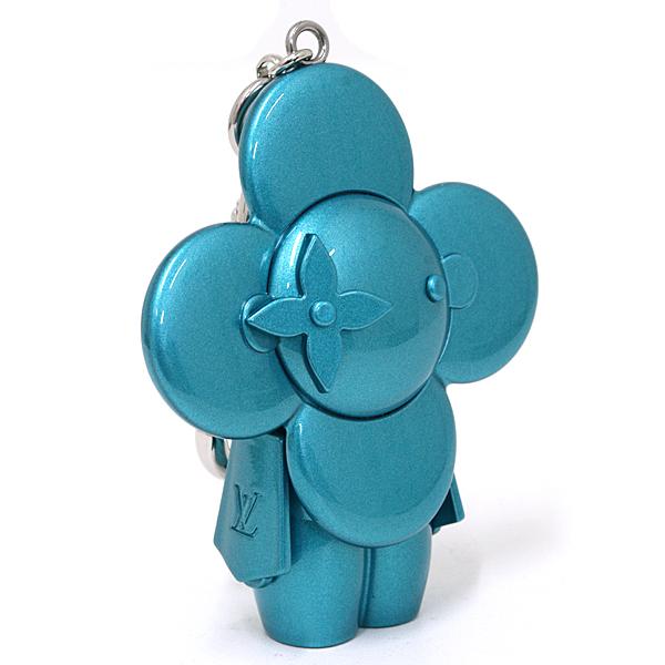 ルイ ヴィトン LOUIS VUITTON ビジュー サック･ヴィヴィエンヌ メタル バッグチャーム キーホルダー M00484 ターコイズ 【中古】Sランク_2