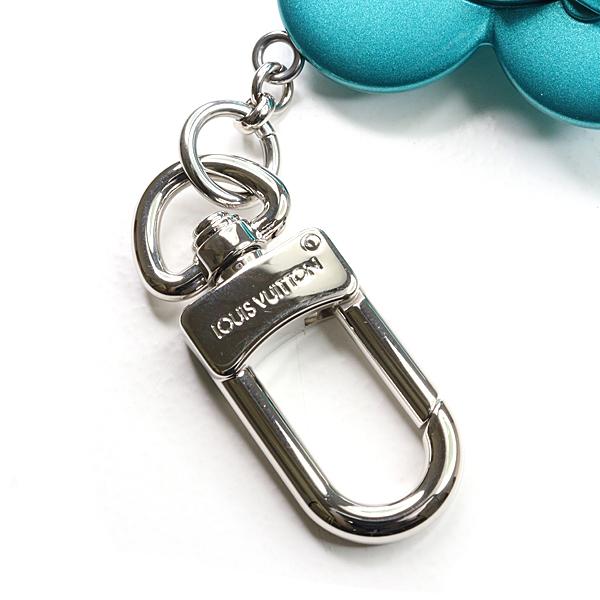 ルイ ヴィトン LOUIS VUITTON ビジュー サック･ヴィヴィエンヌ メタル バッグチャーム キーホルダー M00484 ターコイズ 【中古】Sランク_4