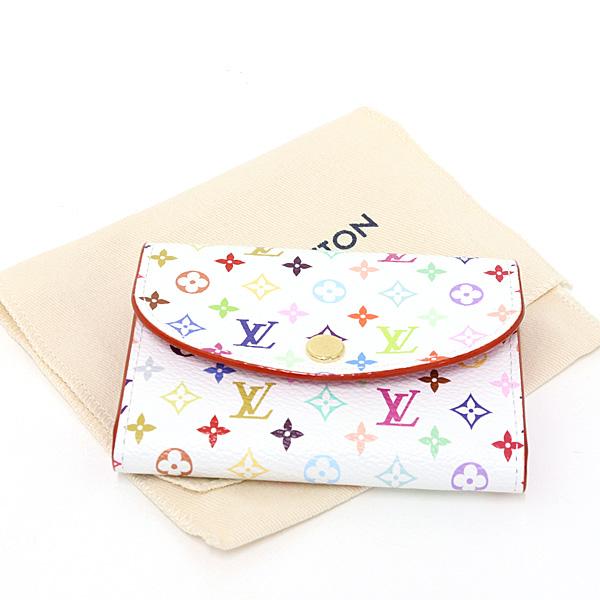 ルイヴィトン LV×TM ポルトモネ･ロザリ M13399 モノグラム マルチカラー 村上隆 ミニ財布 Sランク【中古】_5