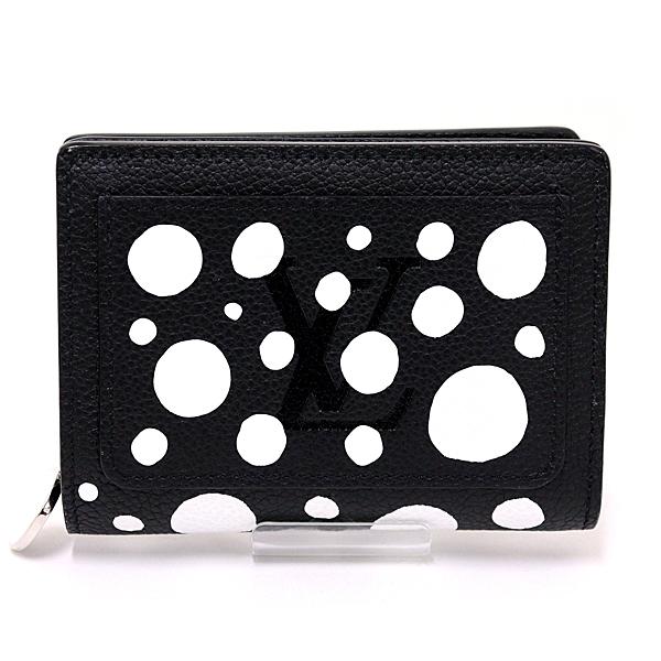 LOUIS VUITTON ルイ ヴィトン LV×YK ポルトフォイユ･クレア インフィニティ ドット 草間彌生 M81907 ノワールブロン 未使用品