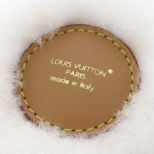 ルイ ヴィトン LOUIS VUITTON キーホルダー･ヴィヴィエンヌ ファー バッグチャーム M02300 ホワイト ブロン 未使用品_3