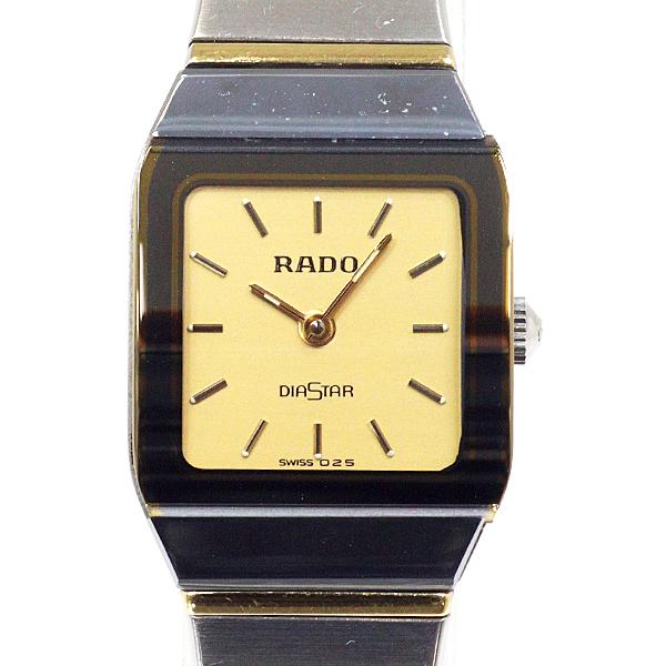 RADO Diastar 黒 ステンレススチール 防水