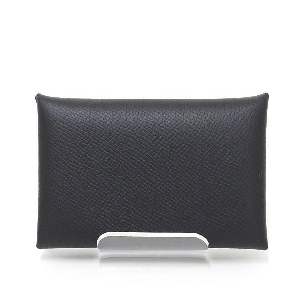 未使用品】 エルメス カードケース ベアン ボックスカーフ レザー