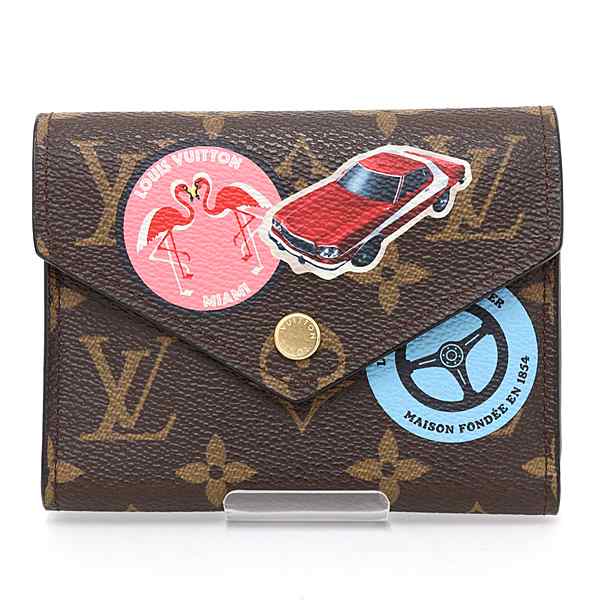 ルイ ヴィトン LOUIS VUITTON モノグラム ポルトフォイユ ヴィクトリーヌ ニコラ・ジェスキエール 三つ折り財布 M62151  【中古】Aランク