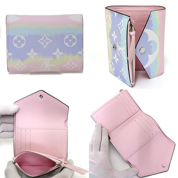 ルイ・ヴィトンLVエスカル ポルトフォイユ・ヴィクトリーヌM69113パステル LOUIS VUITTON ルイ ヴィトン LVエスカル ポルトフォイユ