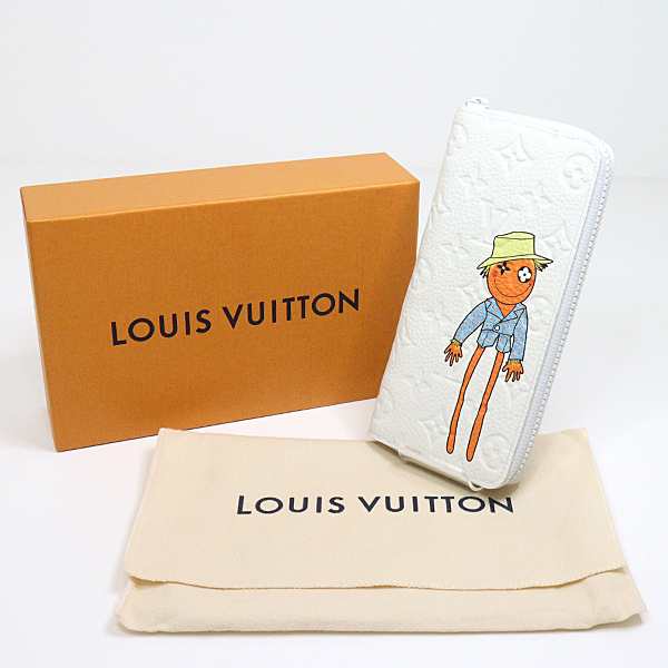 ルイヴィトン Louis Vuitton ジッピーウォレット・ヴェルティカル M80337 ヴァージルアブロー LVフレンド ラウンドファスナー長財布 マットホワイト金具 未使用品