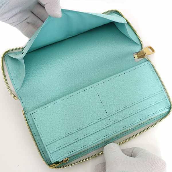 ルイ ヴィトン LOUIS VUITTON ジッピーウォレット･ヴェルティカル ラウンドファスナー長財布 ダミエ･ヘリテージ N40675 【中古】A_4