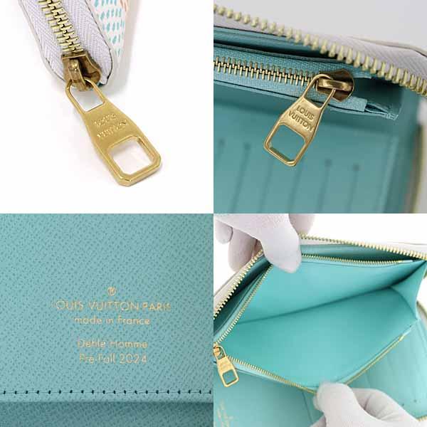 ルイ ヴィトン LOUIS VUITTON ジッピーウォレット･ヴェルティカル ラウンドファスナー長財布 ダミエ･ヘリテージ N40675 【中古】A_5