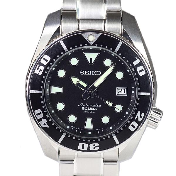 SEIKO セイコー スモウ プロスペックス ダイバースキューバ 200ｍ メンズ腕時計 Black Sumo 6R15-00G0 ブラック文字盤 自動巻き 【中古】