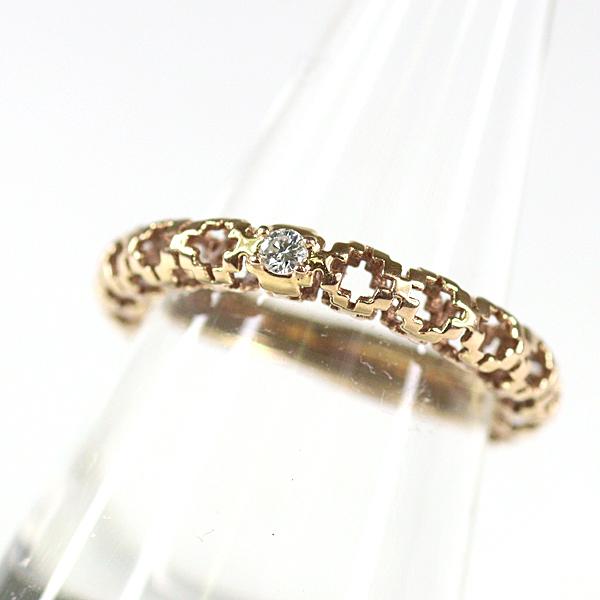 GUCCI ディアマンティッシマ ライト リング K18YG 1Pダイヤ GUCCI ディアマンティッシマ ライト リング K18YG 1Pダイヤ