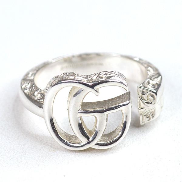 ダブルG キーモチーフ リング ・スターリングシルバー | GUCCI公式
