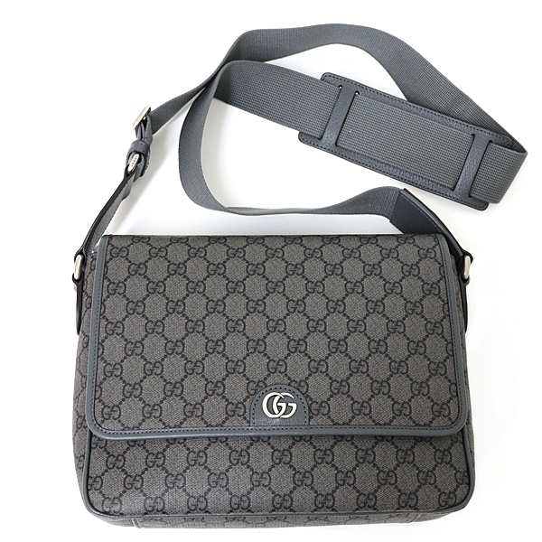 グッチ GUCCI オフィディア メッセンジャーバッグ グレー＆ブラック GGスプリーム テンダー キャンバス メンズ 761741 A
