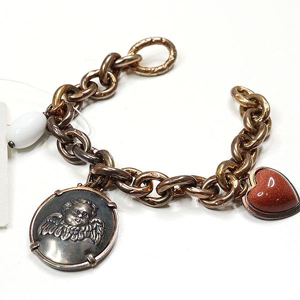 シンパシーオブソウル クロス コードブレス/アンクレットK18Yg