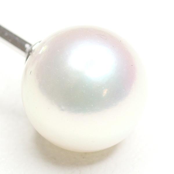 MIKIMOTO ミキモト パール ピアス K18WG アコヤ真珠(7.0mm) ホワイトゴールド 1粒パールピアス【中古】_4