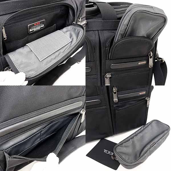 トゥミ TUMI ラージエクスパンダブル オーガナイザー 2WAY ビジネスバッグ ナイロン 26160D4 ブラック 【中古】Aランク_4