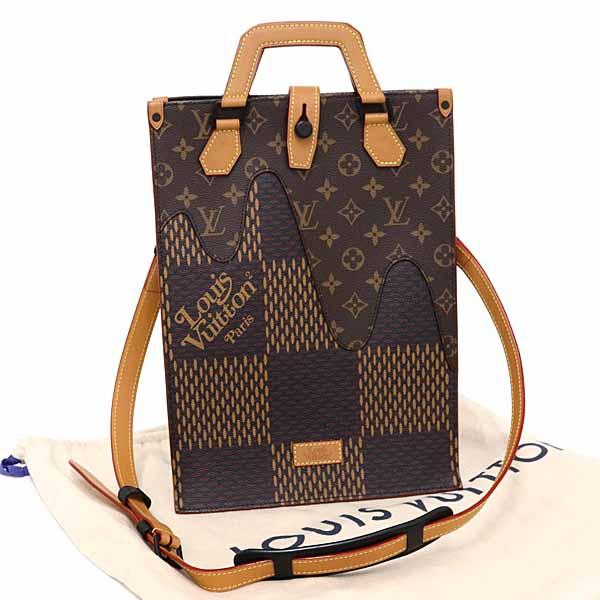 ルイ ヴィトン LOUIS VUITTON ヴァージル・アブロー×NIGO ミニトート ダミエ・エベヌ ジャイアント N40355 2WAYバッグ 【中古】Aランク