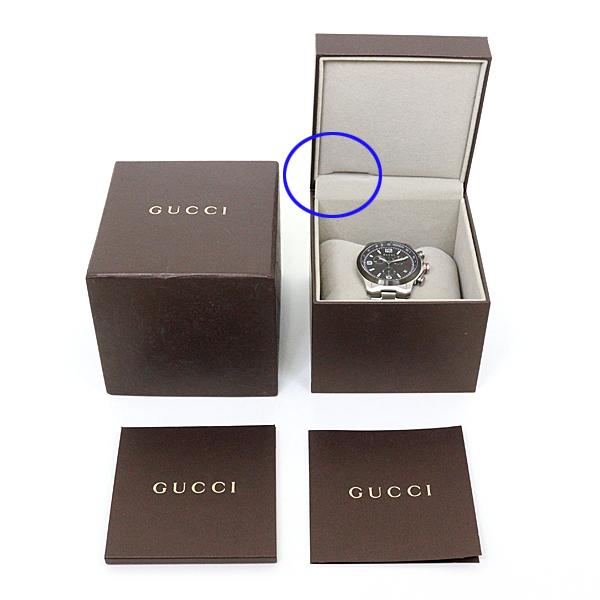 GUCCI グッチ メンズ腕時計 Gタイムレスクロノ YA126238 クロノグラフ グレー文字盤 クォーツ 仕上げ済【中古】_1