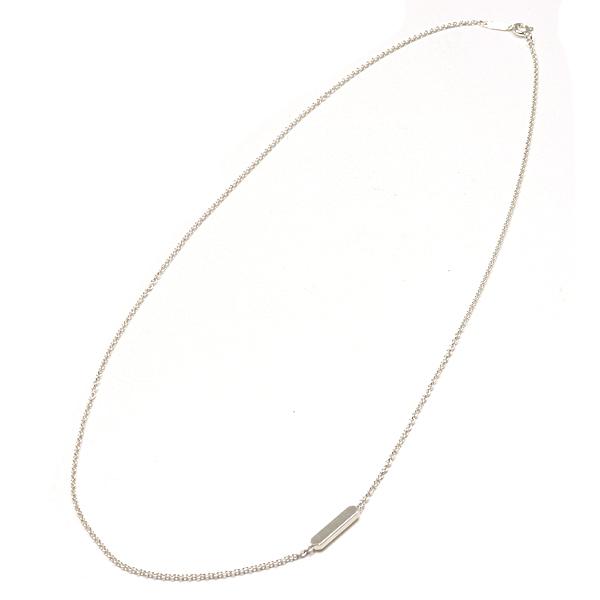 ティファニー TIFFANY&Co. ミニ タグ チェーン ネックレス Ag925 シルバー 46cm 【中古】Aランク